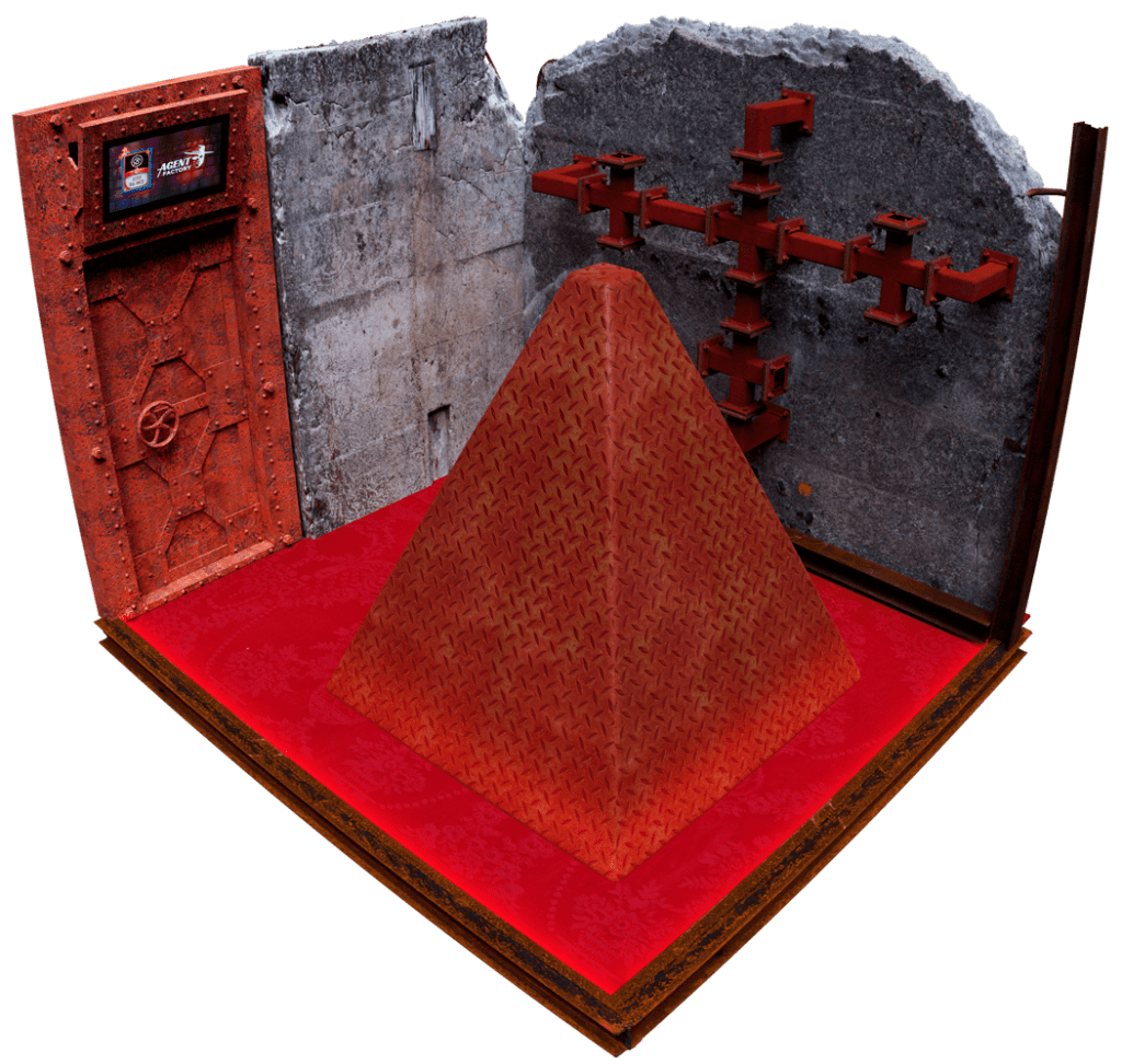 3d Mock Up - Pyramid - GoldChamber - Challenge Rooms Dorsten