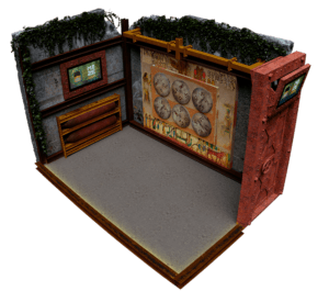 3D Mockup Spin the Wheel - Goldchamber Challenge Rooms Dorsten